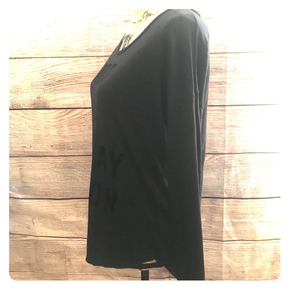 NWT “Not a Monday Person” Long-sleeve T-shirt - Picture 3 of 8